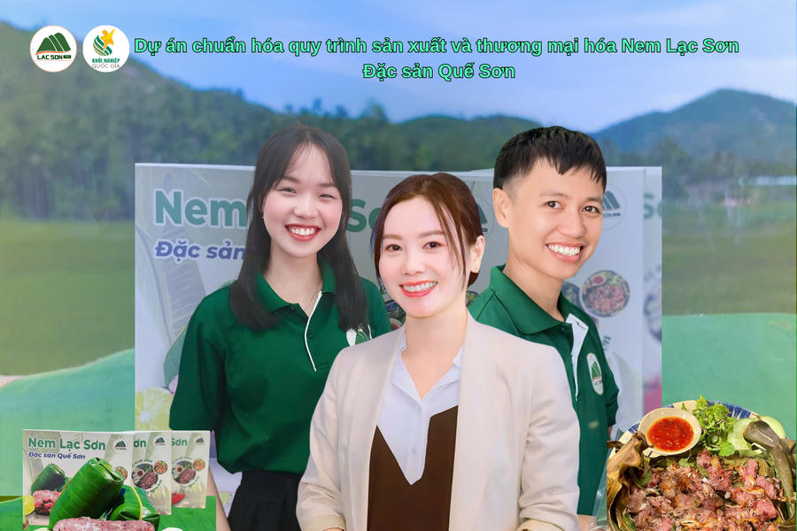 Khởi nghiệp Quốc gia năm 2024: Dự án Nem Lạc Sơn lọt Top 20 dự án xuất sắc