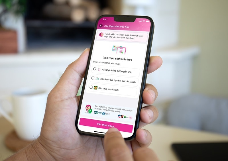 Khuyến khích người dùng hoàn tất xác thực sinh trắc học trước 1/1/2025