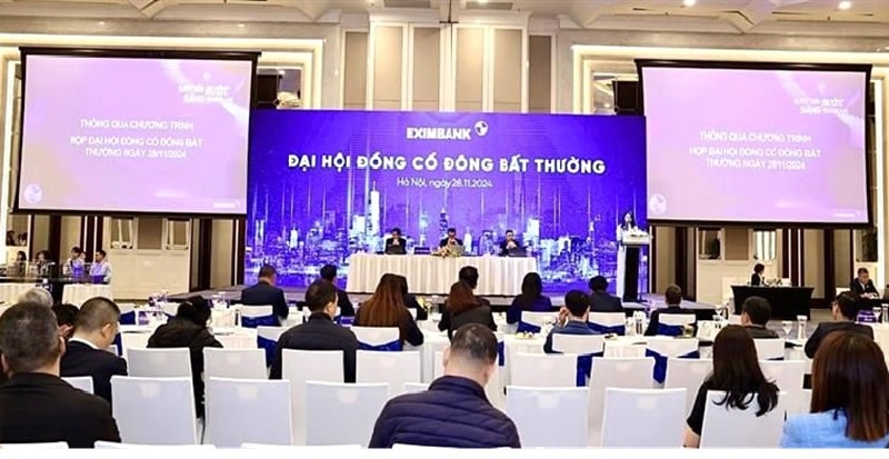 Eximbank thông qua chuyển trụ sở ra Hà Nội, miễn nhiệm 2 Phó Chủ tịch