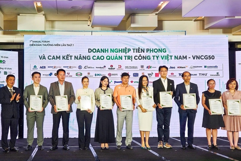 PDR: Top 50 Doanh nghiệp thực hành Quản trị Công ty tốt nhất - VNCG50