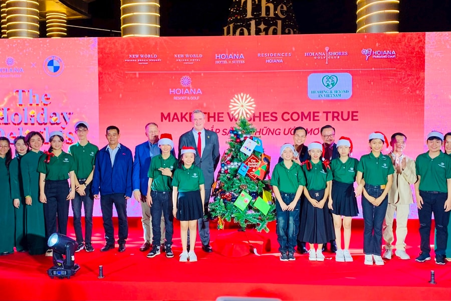 Hoiana Resort & Golf gây quỹ hỗ trợ trẻ em khiếm thính tại Quảng Nam