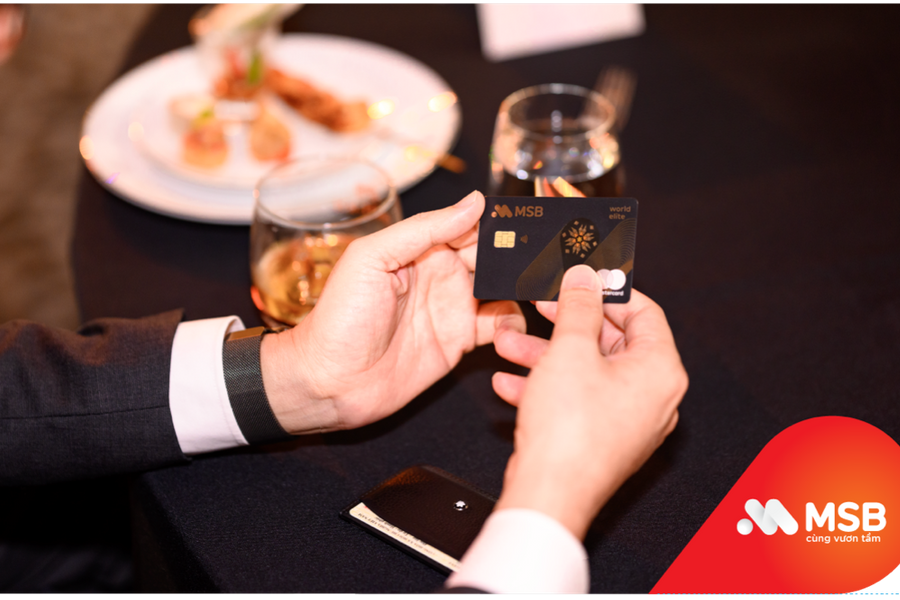 Tận hưởng đặc quyền không giới hạn cùng thẻ MSB Mastercard World Elite