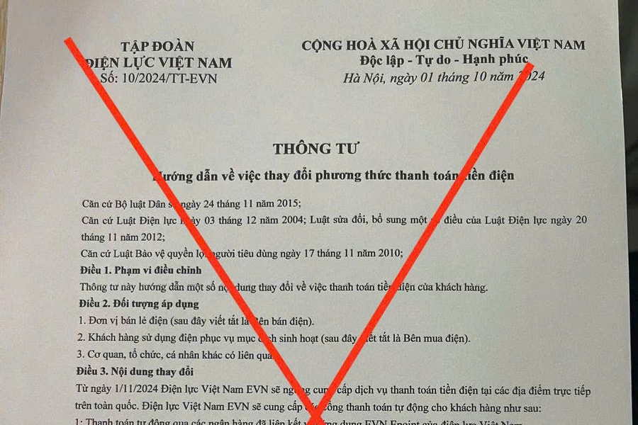 Tổng công ty Điện lực miền Nam (EVNSPC): Cảnh báo giả danh điện lực để lừa đảo