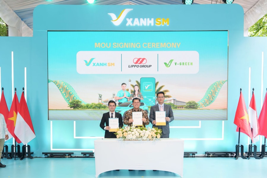 V-GREEN và Xanh SM Indonesia ký MoU với Tập đoàn bất động sản Lippo