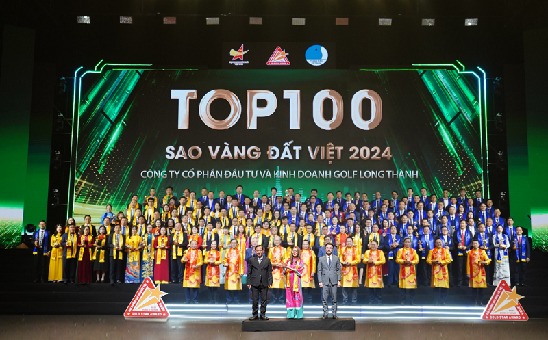 Golf Long Thành đón nhận Giải thưởng Sao Vàng Đất Việt 2024