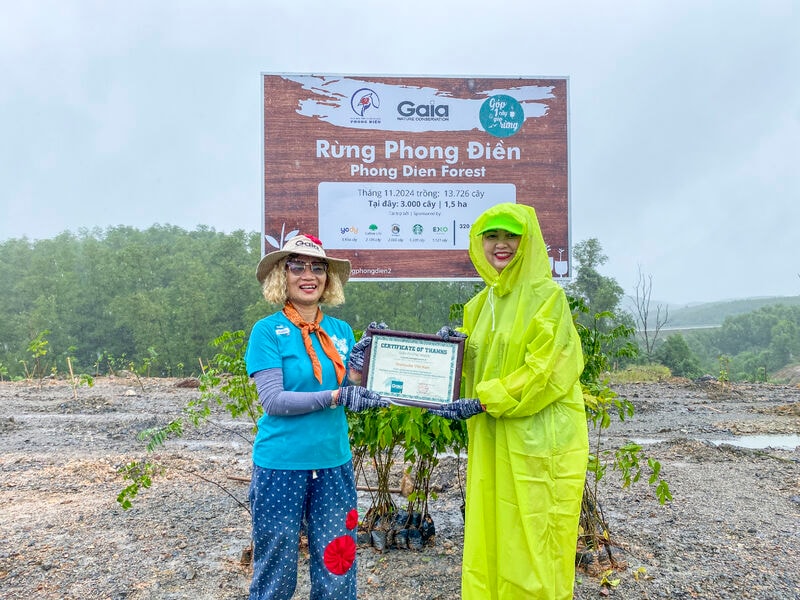Starbucks Vietnam hợp tác với Gaia để kiến tạo môi trường xanh