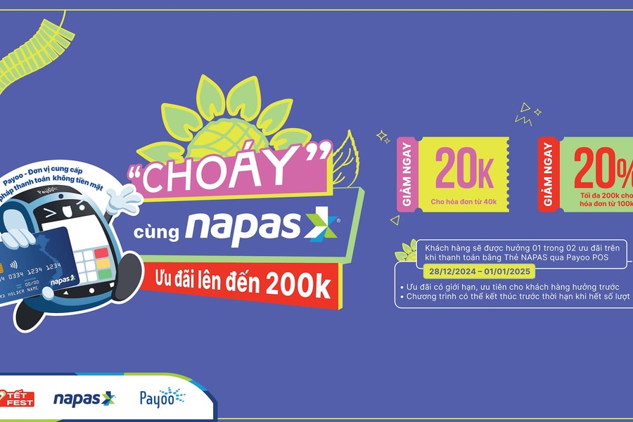 Napas tung khuyến mại hấp dẫn đồng hành sự kiện City Tết Fest