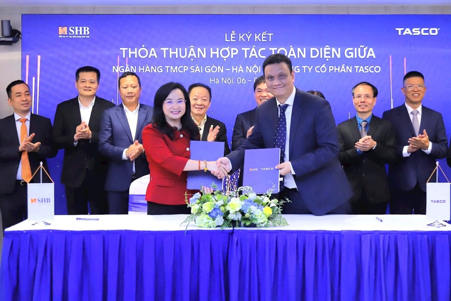 SHB và Tasco ký kết hợp tác toàn diện