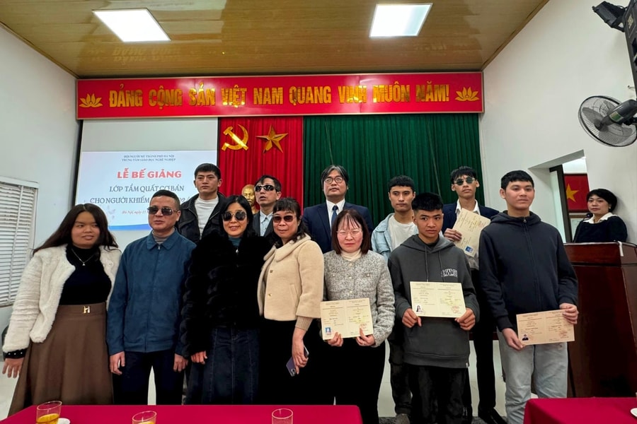 Chung tay cùng người khiếm thị khởi nghiệp