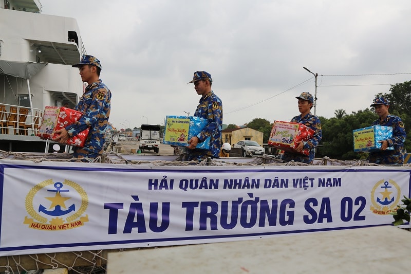 Mùa xuân về đến Trường Sa