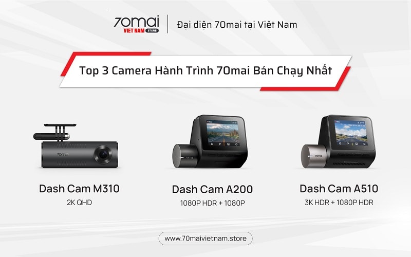 Nên lắp camera hành trình 70mai nào tốt nhất tại Sơn Tây?