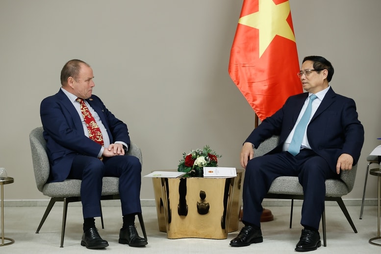 Thủ tướng Phạm Minh Chính tiếp Chủ tịch Hội Hữu nghị Czech-Việt Nam