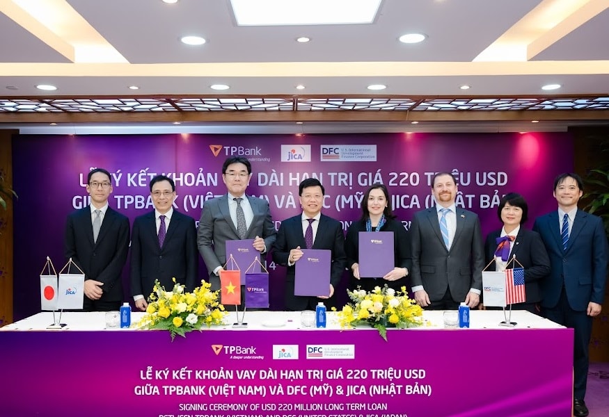 TPBank nhận khoản vay 220 triệu USD từ DFC và JICA