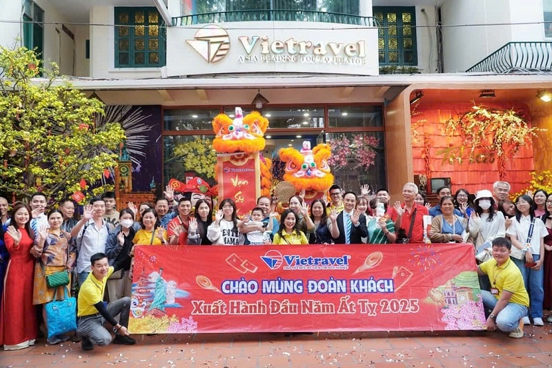 Vietravel phục vụ hơn 150.000 lượt khách du xuân 2025