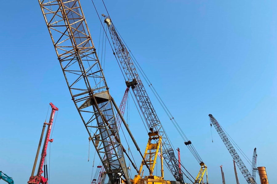 Quảng Trị: Hối hả trên đại công trường cảng Mỹ Thủy