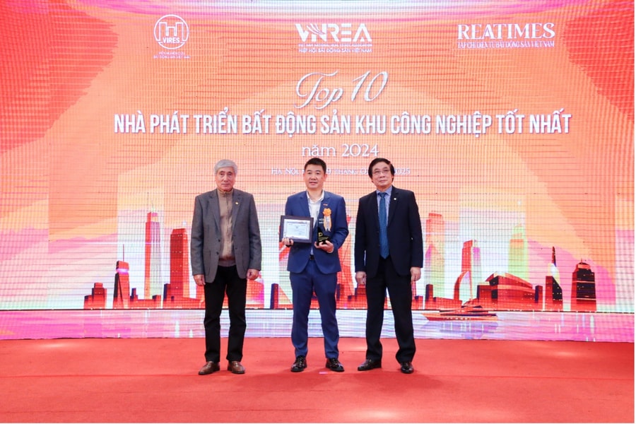 GELEX lọt Top 10 Nhà phát triển bất động sản khu công nghiệp tốt nhất năm 2024