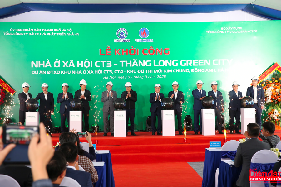 Khởi công 1.104 căn hộ nhà ở xã hội tại Đông Anh, Hà Nội