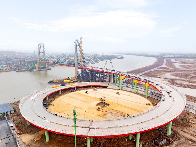 Hợp long cầu hơn 2.000 tỷ đồng nối trung tâm TP Hải Phòng với đảo Vũ Yên