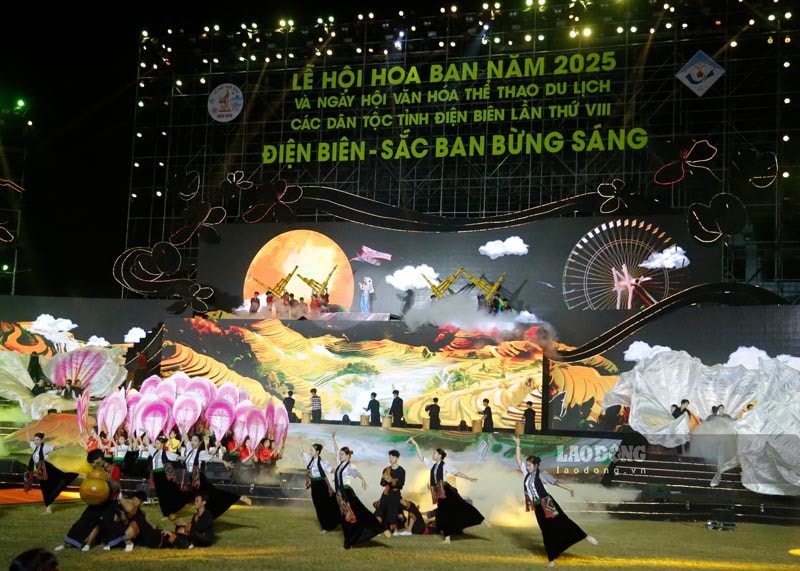 Lễ hội hoa ban 2025:"Điện Biên-Sắc ban bừng sáng"