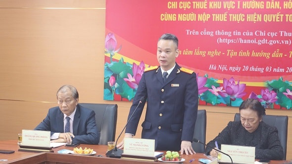 Chi cục Thuế khu vực I: Đối thoại trực tuyến với doanh nghiệp, người nộp thuế