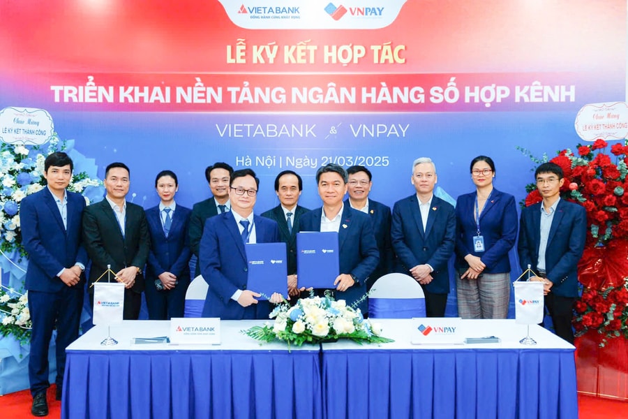 VietABank và VNPAY ký kết hợp tác triển khai mô hình Ngân hàng số hợp kênh