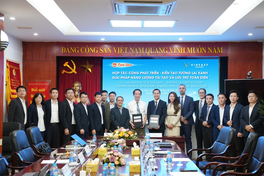 Vinfast Energy và Rạng Đông hợp tác phát triển giải pháp năng lượng tái tạo và pin lưu trữ