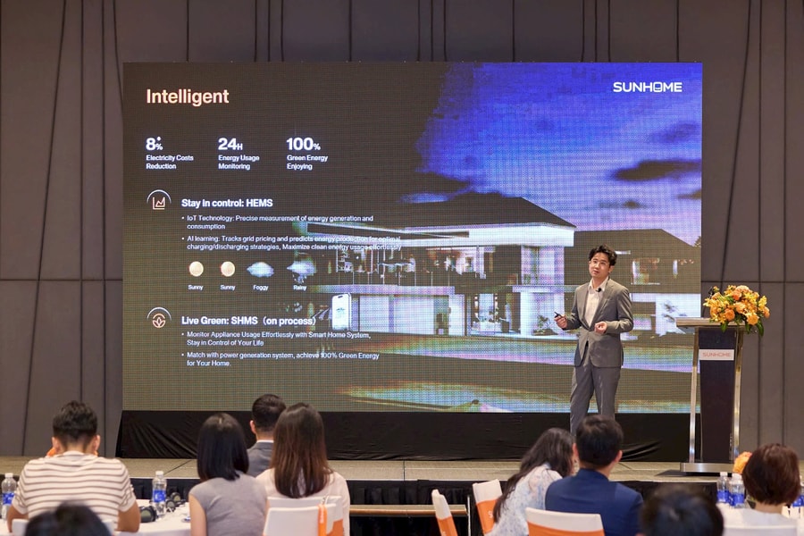 Sunhome thúc đẩy chuyển đổi năng lượng xanh cho gia đình Việt