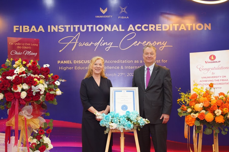 VinUni đạt kiểm định quốc tế FIBAA ngay sau khóa sinh viên đầu tiên tốt nghiệp
