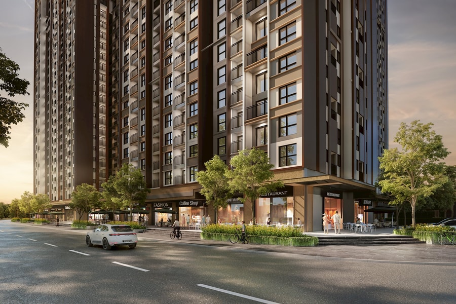 Shop thương mại dịch vụ The Senique Hanoi: tâm điểm kinh doanh giữa đại đô thị phía đông sầm uất