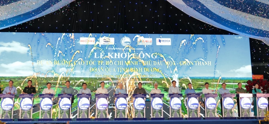 Bình Dương khởi công đường cao tốc TP.Hồ Chí Minh - Thủ Dầu Một - Chơn Thành