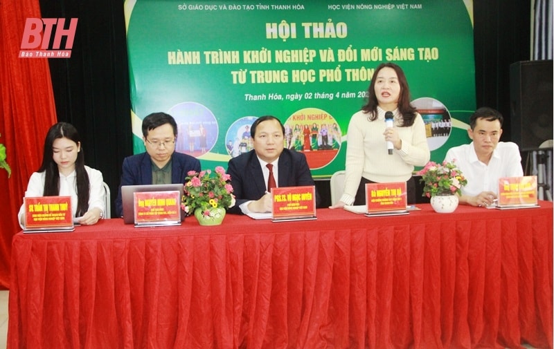 Thanh Hóa: khơi dậy tinh thần, khát vọng khởi nghiệp cho học sinh Trung học phổ thông