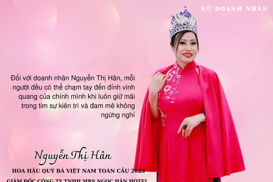 Doanh nhân, Hoa hậu Nguyễn Thị Hân: Chuyện chưa kể sau ánh hào quang