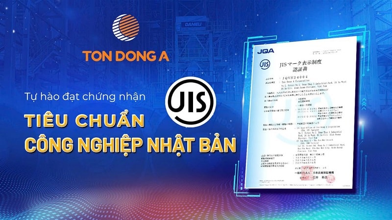 Chứng nhận JIS - Tấm hộ chiếu chất lượng toàn cầu