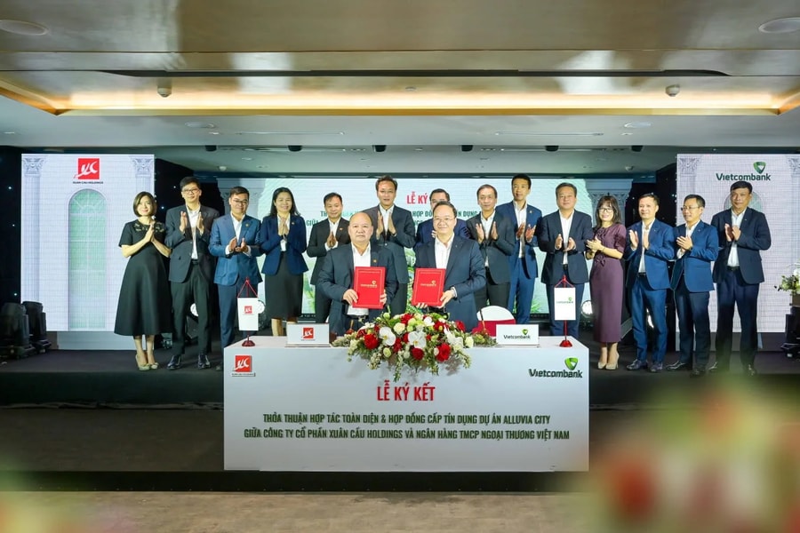 Vietcombank cấp tín dụng 22.000 tỷ đồng cho dự án Alluvia City