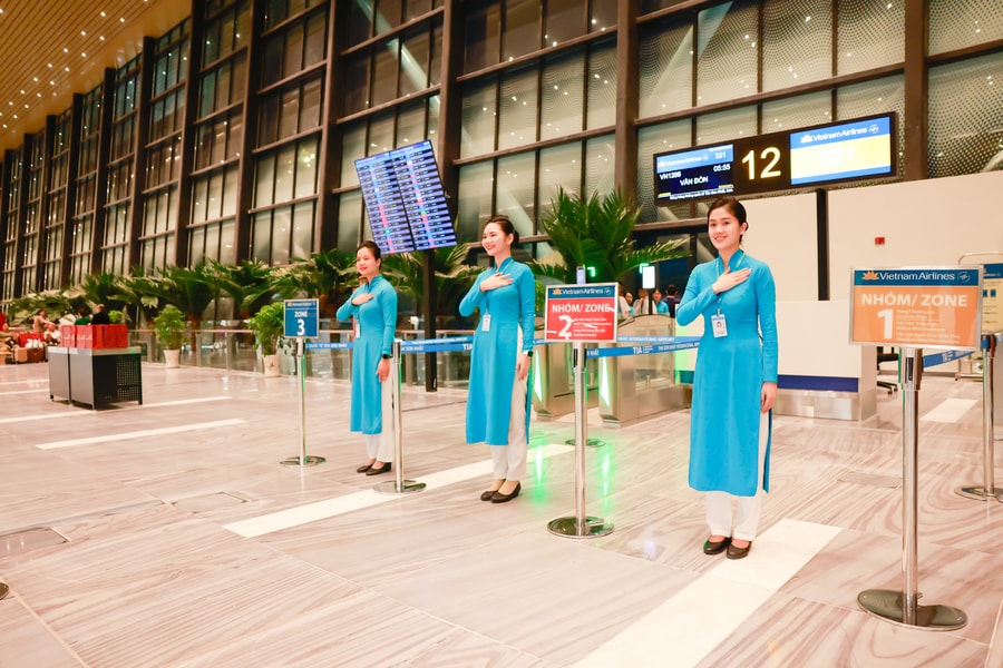 Vietnam Airlines là hãng hàng không đầu tiên khai thác tại nhà ga T3 Tân Sơn Nhất