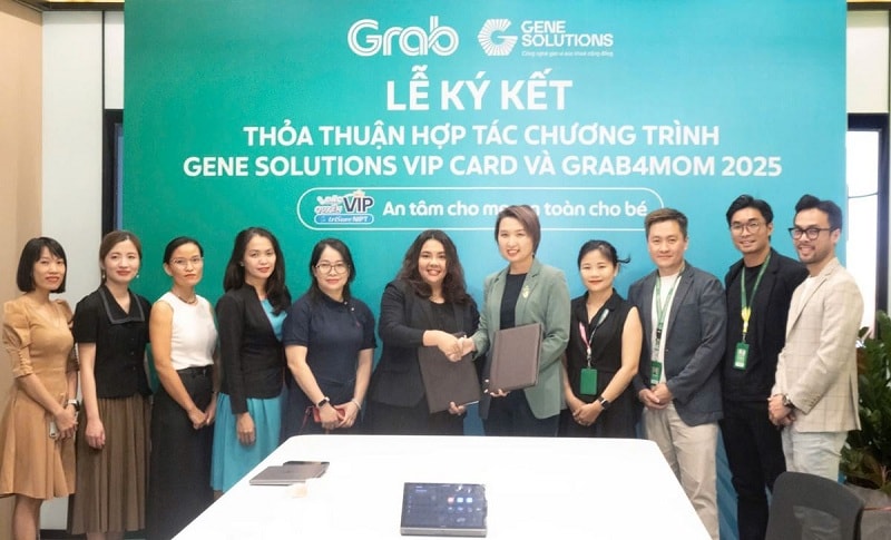 Gene Solutions và Grab Việt Nam hợp tác mang đến nhiều “đặc quyền” cho mẹ bầu