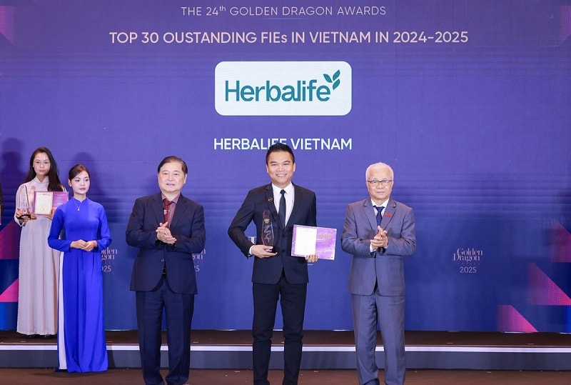 Herbalife Việt Nam được vinh danh Top 50 doanh nghiệp FDI tiêu biểu