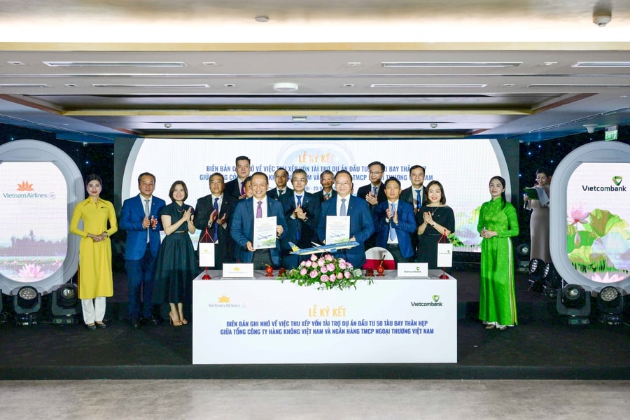 Vietcombank thu xếp vốn cho dự án đầu tư 50 máy bay thân hẹp của Vietnam Airlines
