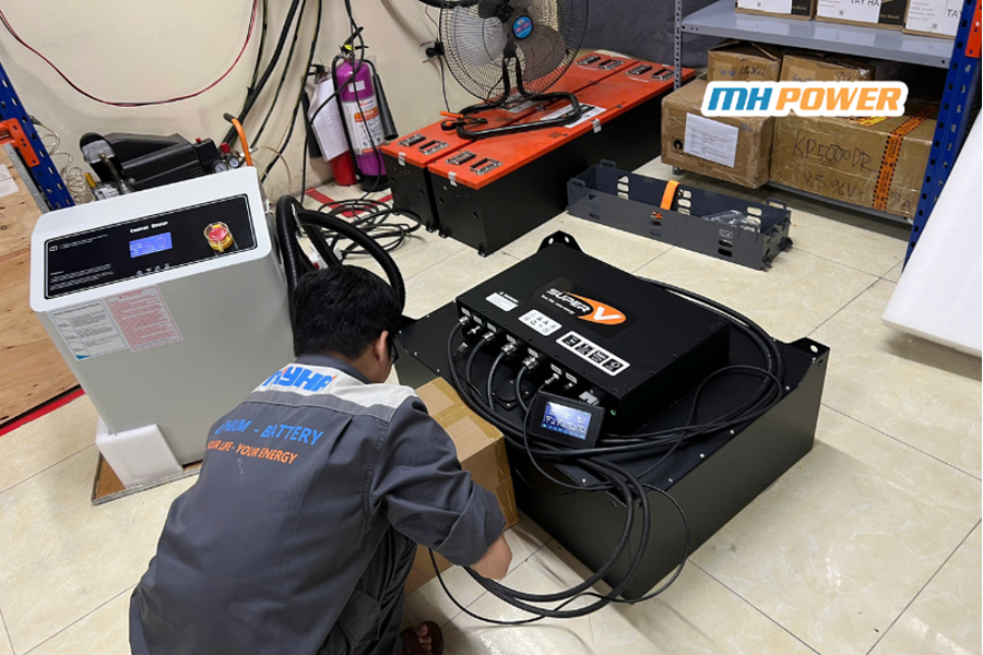 Pin Lithium SuperV – Đối tác tin cậy cho chuyển đổi năng lượng trong ngành xe nâng