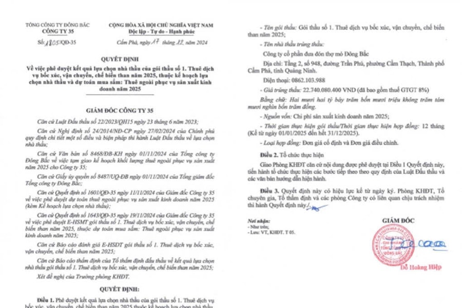 Quảng Ninh: “Sự ưu ái” dành cho Công ty cổ phần đưa đón thợ mỏ Đông Bắc?