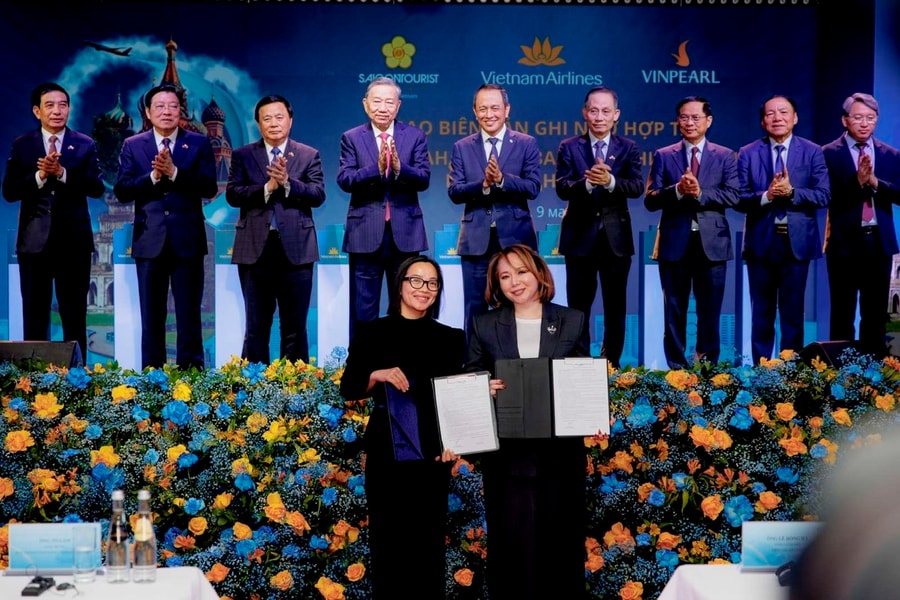 Vinpearl ký kết MoU với 4 hãng lữ hành hàng đầu Liên bang Nga
