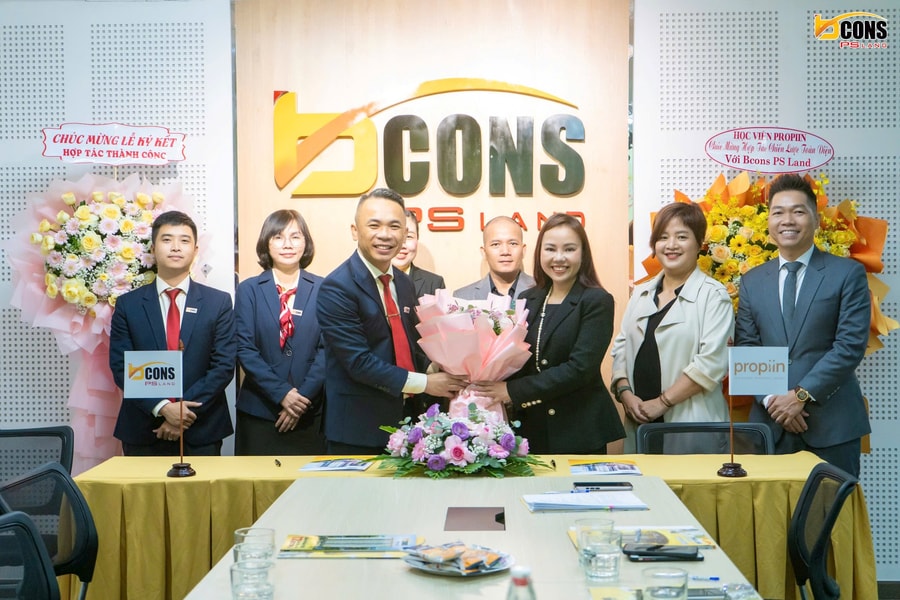 Bcons PS Land hợp tác phát triển nhân lực bất động sản chuyên nghiệp cùng Học viện Propiin