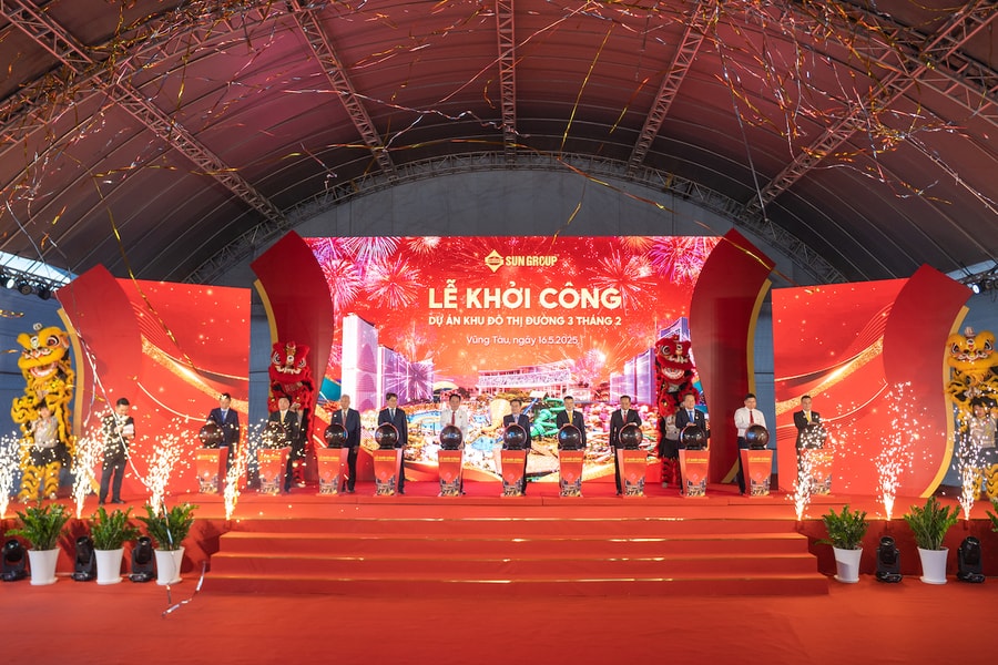 Sun Group khởi công khu đô thị biển 37.000 tỷ đồng lớn nhất Vũng Tàu