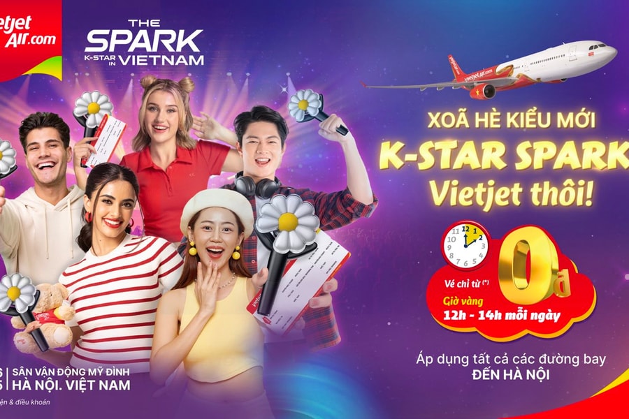 Bay cùng Vietjet, hết mình với đại nhạc hội Kpop hoành tráng nhất mùa hè 2025