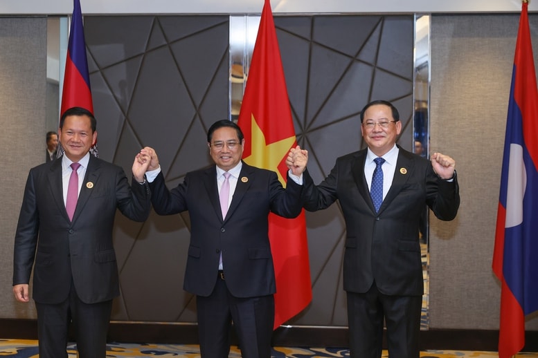 Thủ tướng Việt Nam, Lào, Campuchia tái khẳng định tinh thần đoàn kết, đẩy mạnh hợp tác khu vực