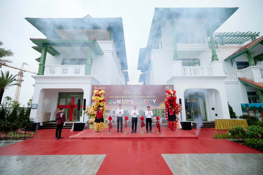 Sun Property “trình làng” nhà mẫu biệt thự, townhouse tại đô thị nghỉ dưỡng Nam Hà Nội