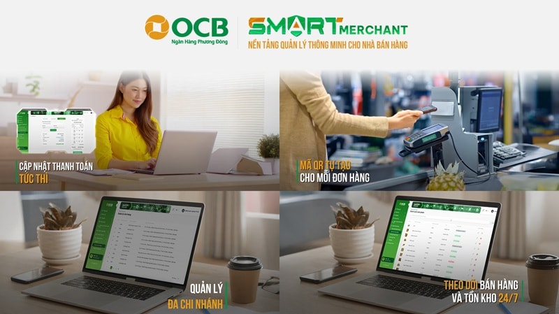 OCB ra mắt nền tảng quản lý bán hàng và thanh toán thông minh