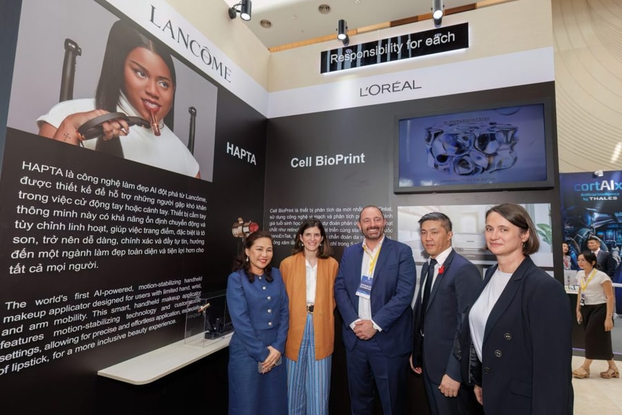 Triển lãm công nghệ làm đẹp tại Hội nghị Thượng đỉnh công nghệ Pháp năm 2025
