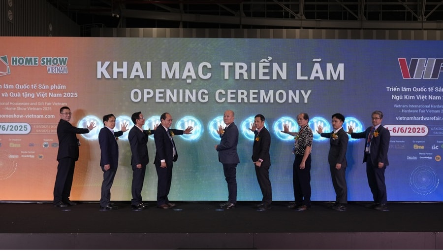 Khai mạc chuỗi triển lãm quốc tế sản phẩm ngũ kim, gia dụng và quà tặng Việt Nam