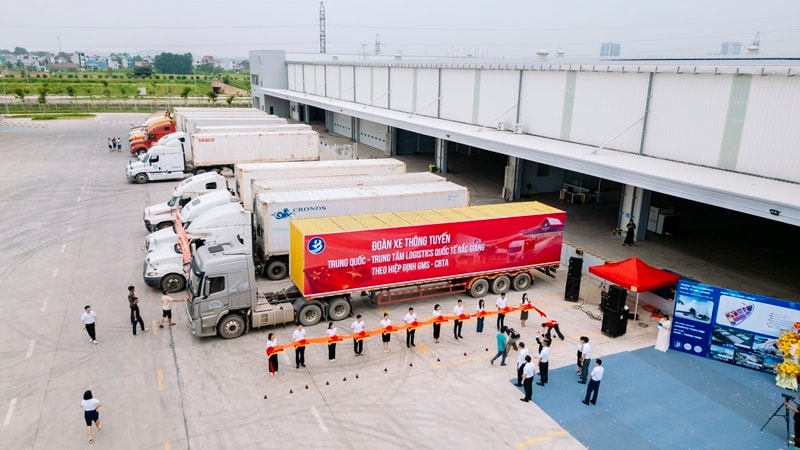 Thông tuyến vận tải quốc tế Trung Quốc - Trung tâm Logistics Quốc tế Bắc Giang